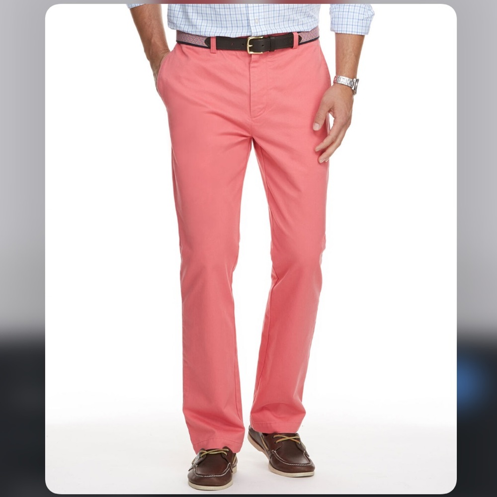 NWT vineyard vines twill club pants rhubarb 28x30